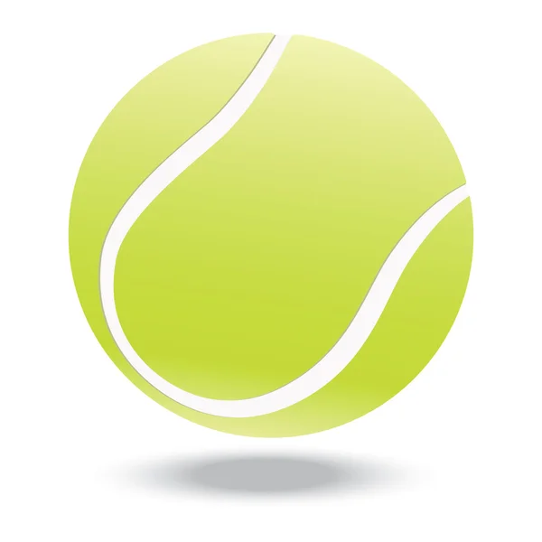 Pelota de tenis — Vector de stock
