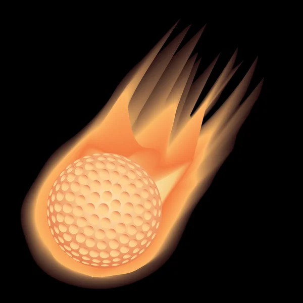 Golf-fuego — Archivo Imágenes Vectoriales
