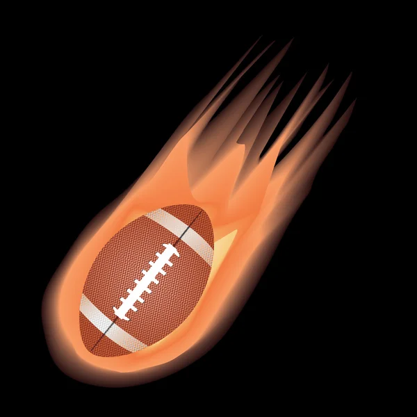 Fotbal oheň — Stockový vektor