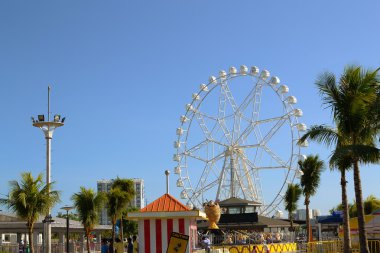 Ferris-wheel-view-from-the-side clipart