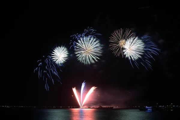 Fuochi d'artificio-spettacolo-serie _ 13 — Foto Stock