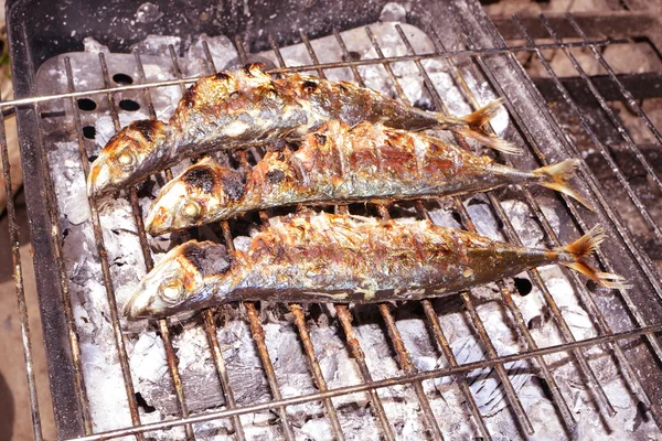 stock image Grilled mackerel scad