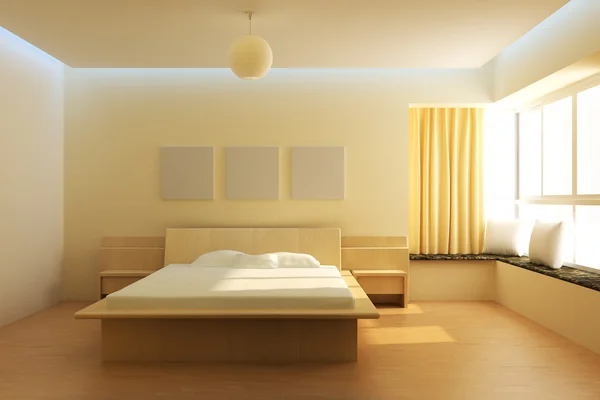 Camera da letto moderna — Foto Stock