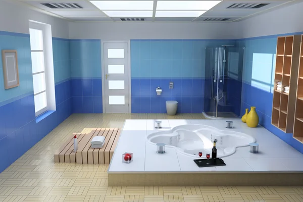 Luxo banheiro moderno — Fotografia de Stock