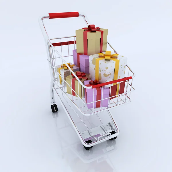 Gift shopping — Stock Photo, Image
