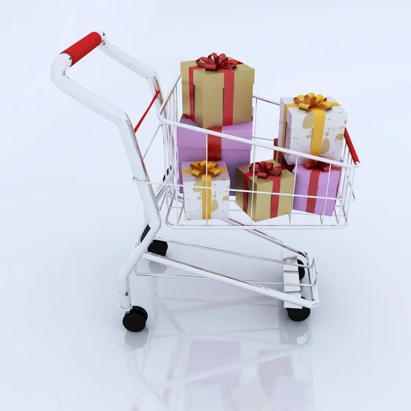 Shopping regalo — Foto Stock