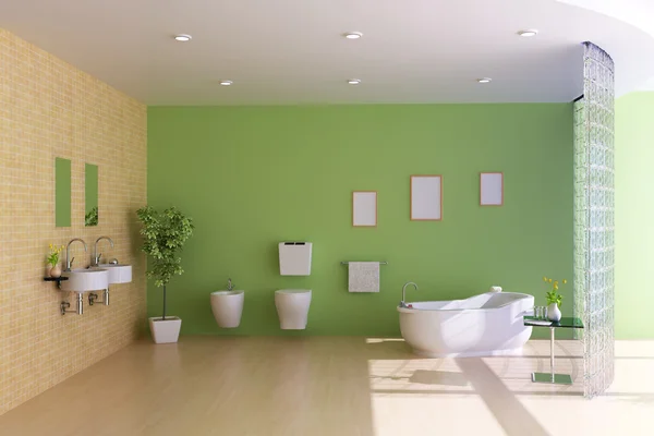 Сучасна ванна кімната — стокове фото