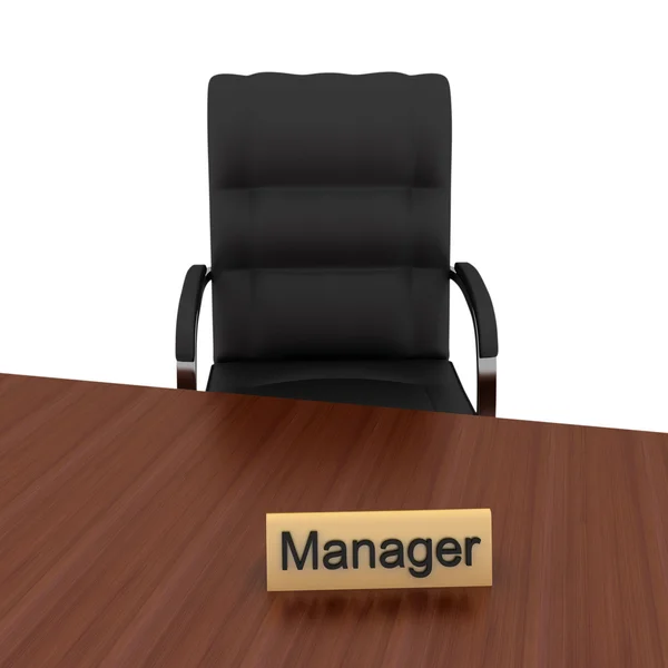 マネージャーの座席 — ストック写真