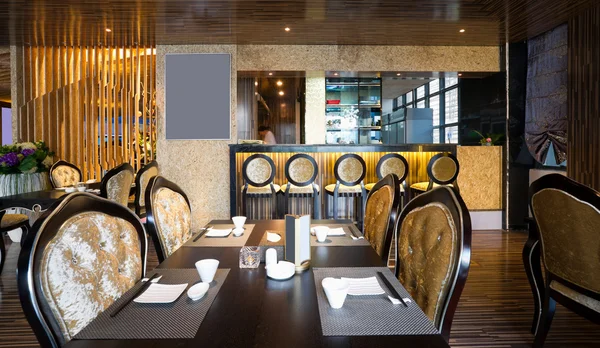 44lüks Restoran iç modern tarzı ile — Stockfoto