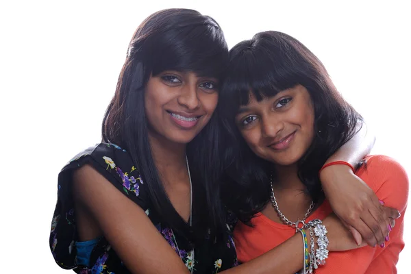 Two indian sisters — Stock Photo, Image