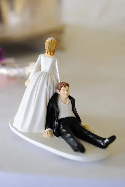 Decorazione di torta a matrimonio . — Foto Stock