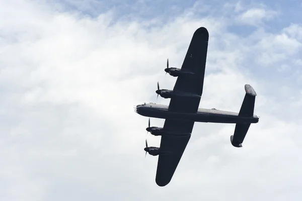 Lancaster bommenwerper op airshow — Stockfoto
