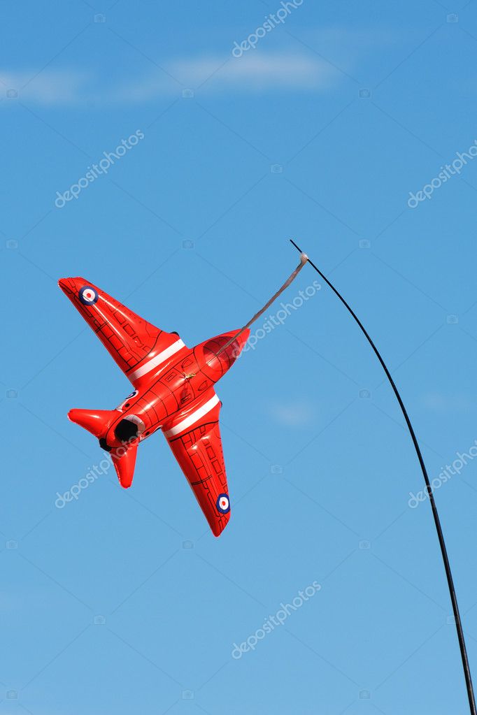 red arrow toy plane