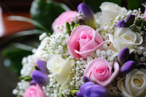 Brides flowers closeup — Stock Photo, Image