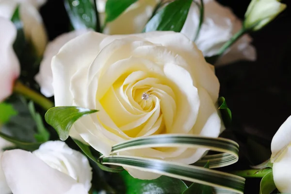 Bouquet de roses en mariées — Photo