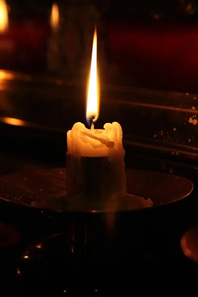 Церковная свеча — стоковое фото
