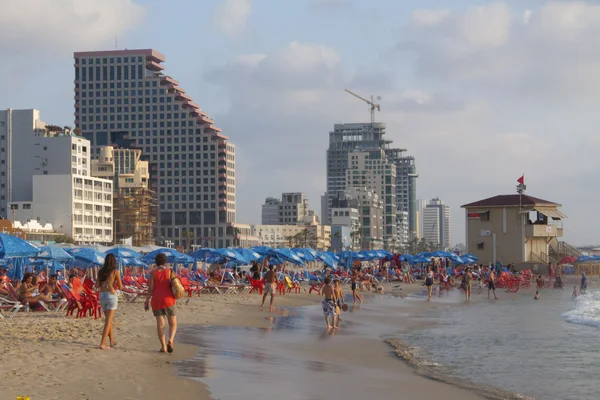 Тель-Авивский пляж Лицензионные Стоковые Фото