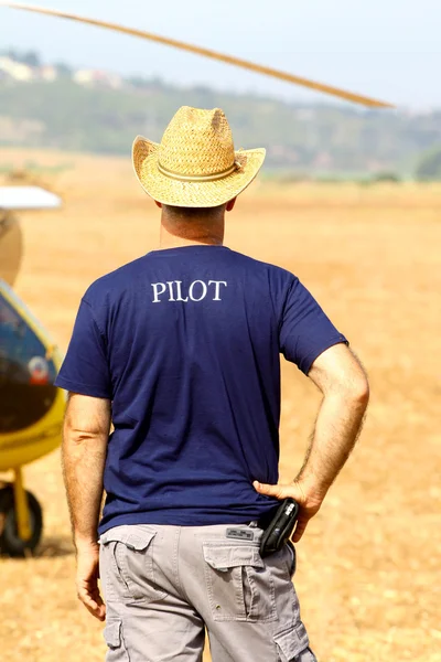 Helicopter Pilot Stock Picture