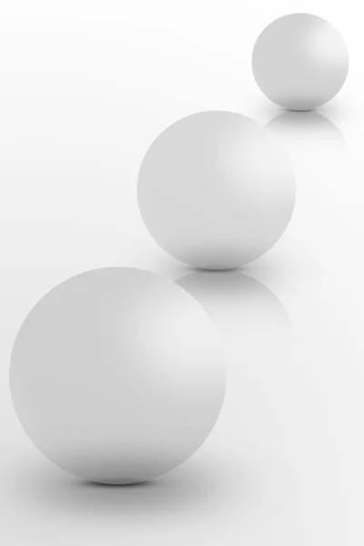 stock image 3 white balls