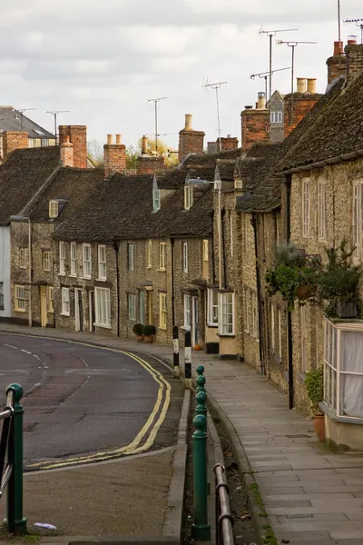 Staré anglické město obydlí — Stock fotografie