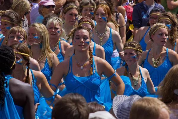 Troupe de danse de carnaval — Photo