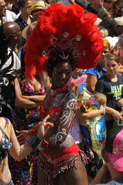 Dançarina de carnaval — Fotografia de Stock