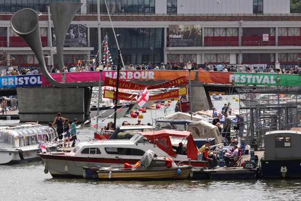Bristol Harbour at Festival Time — Stock Photo, Image