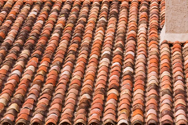 Padrão de telhado no sul da França — Fotografia de Stock