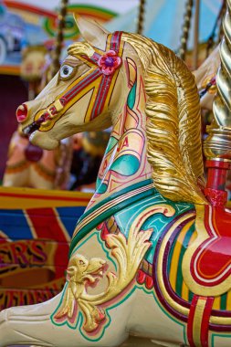 Traditional Fairground Horse 3 clipart