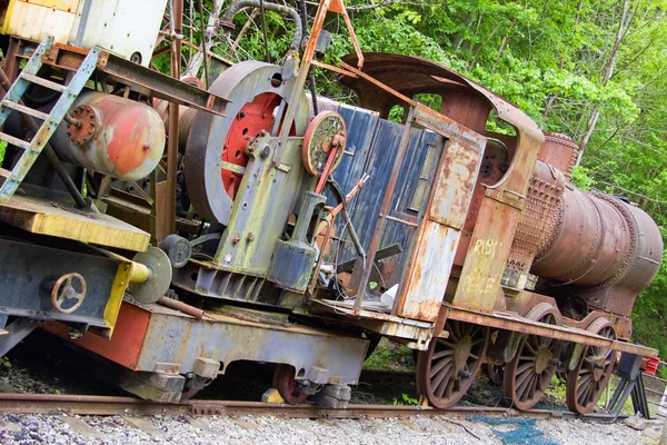 Locomotiva a vapore vintage — Foto Stock