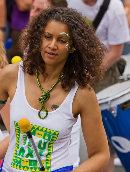 Baterista de Samba — Fotografia de Stock