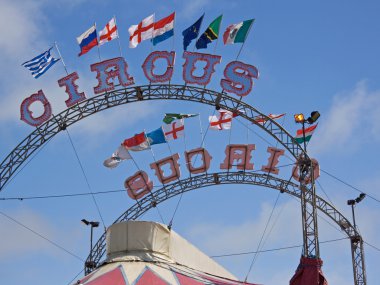 Circus Flags 2 clipart