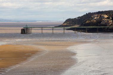 Clevedon pier bristol kanalı