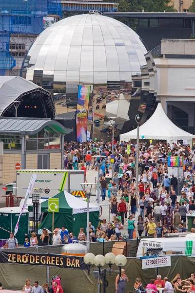Multidão festival — Fotografia de Stock