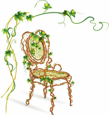 Viennese chair clipart