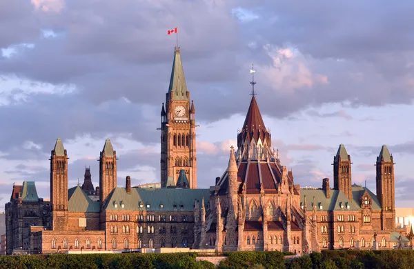 Здания парламента Оттавы, Канада — стоковое фото
