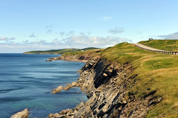 The rugged coast of Cape Breton