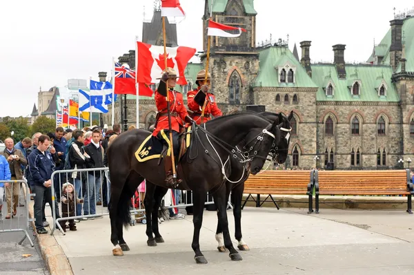 Královská kanadská jízdní policie — Stock fotografie
