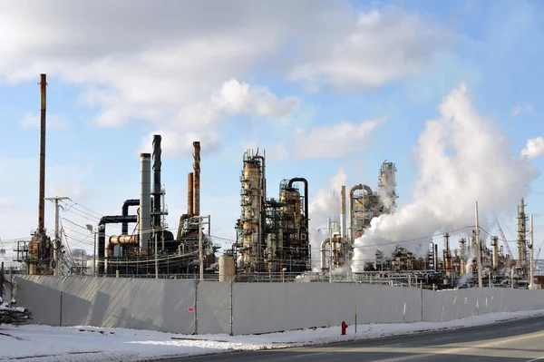 stock image Oil refinery in Nova Scotia Canada