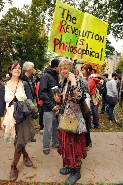 Occupy Toronto — Stock Photo, Image