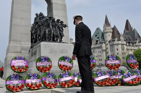 Service for the Battle of the Atlantic in Ottawa — Stock Photo, Image