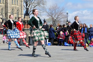 Scottish Highland Dancers clipart