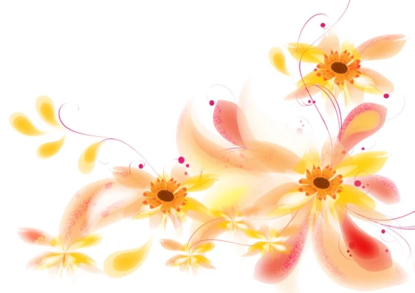 Hübsches Blumendesign: — Stockfoto