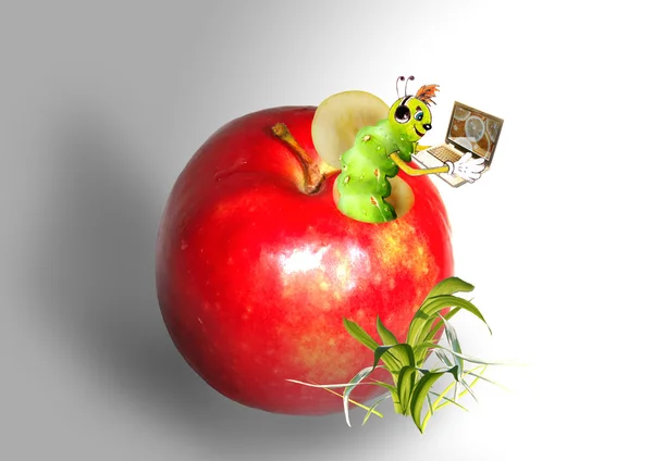 Яблочный дом — стоковое фото