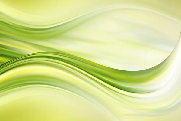 Fantasía abstracta de líneas verdes — Foto de Stock