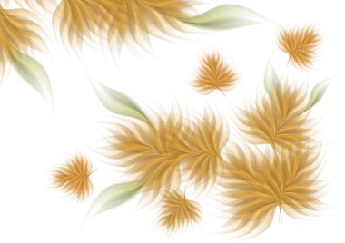 Abstract flourish element for design clipart