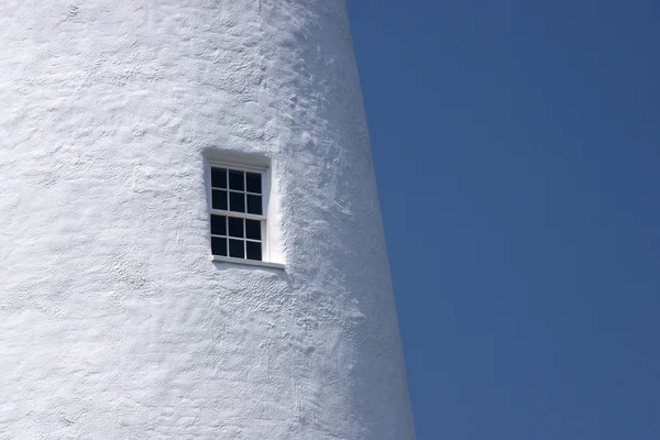 Ocracoke Lighthouse Window — Stock Photo, Image