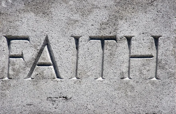 Faith in Granite — Stock Photo, Image