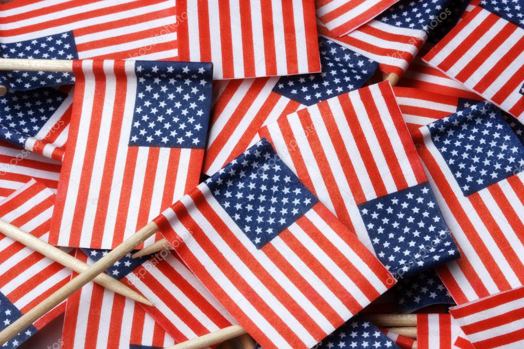 American Flag Toothpicks