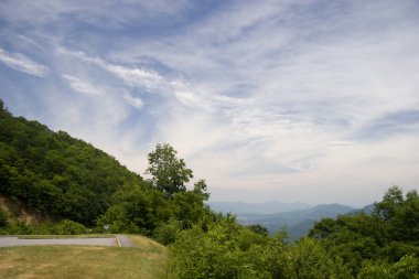 North Carolina Mountains in the Summer clipart